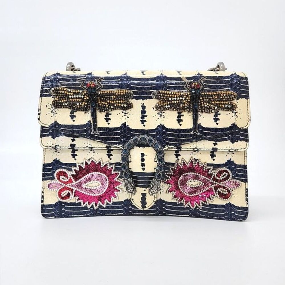 Gucci Dionysus Python Chain Shoulder Bag - image 1